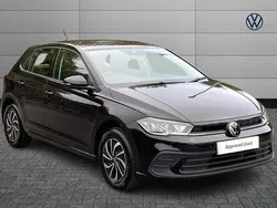 Black Used 2023 VW Polo Life Hatchback | £15,726 (Fair price)