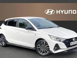 White Used 2023 Hyundai i20 N Line Hatchback | £16,010 (Fair price)