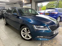 Blue Used 2017 Skoda Superb SE L Executive Hatchback | £12,499 (A bit pricey)