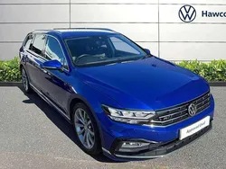 Blue Used 2020 VW Passat R-line Estate | £23,995 (Expensive)