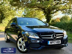 Blue Used 2017 Mercedes C220 Executive Estate | £10,895 (Super price)