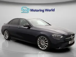 Blue Used 2021 Mercedes E220 AMG line Sedan | £31,000
