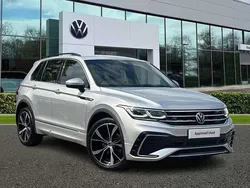 Silver Used 2021 VW Tiguan R-line SUV | £26,256 (Fair price)