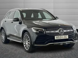 Black Used 2021 Mercedes GLC300 AMG Line Premium Estate | £30,250 (Good price)