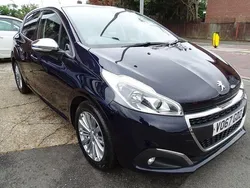 Blue Used 2017 Peugeot 208 Allure Hatchback | £3,990 (Fair price)