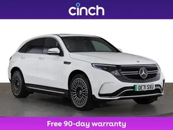 White Used 2022 Mercedes EQC400 AMG Line Premium SUV | £20,949 (Fair price)