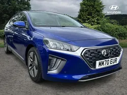 Blue Used 2021 Hyundai Ioniq Premium SE Sedan | £15,599 (Fair price)