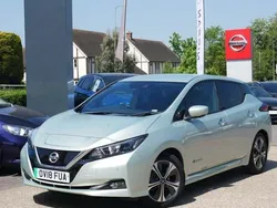 Silver Used 2018 Nissan Leaf Hatchback | £8,640 (Fair price)