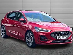 Fantastic red New 2025 Ford Focus ST-Line X Hatchback | £25,795 (Expensive)