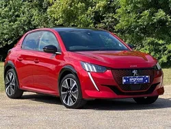 Red Used 2021 Peugeot e-208 Premium Hatchback | £14,362 (Fair price)