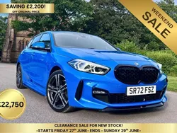 Blue Used 2022 BMW 118 M Sport Hatchback | £22,750 (Fair price)