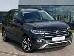 Deep black pearl Used 2023 VW T-Cross Black Edition SUV | £20,557 (Fair price)