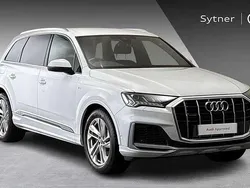 White Used 2022 Audi Q7 S-Line SUV | £36,000 (Super price)