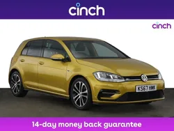 Yellow Used 2017 VW Golf VII R-line Hatchback | £14,749 (A bit pricey)