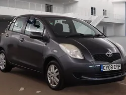 Grey Used 2008 Toyota Yaris Hatchback | £2,995 (Fair price)