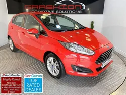Red Used 2015 Ford Fiesta Zetec Hatchback | £8,200 (A bit pricey)