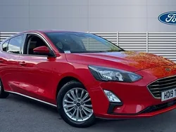 Red Used 2019 Ford Focus Titanium Hatchback | £11,136 (Fair price)