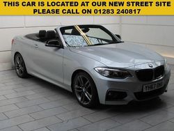 Silver Used 2017 BMW 220 M Sport Cabriolet | £12,750 (Fair price)