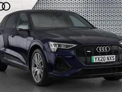 Blue Used 2020 Audi e-tron Advanced SUV | £25,557 (Expensive)