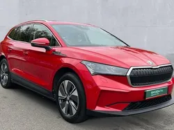 Velvet red metallic Used 2024 Skoda Enyaq iV SUV | £28,990 (Expensive)