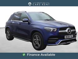 Blue Used 2019 Mercedes GLE300 AMG line SUV | £34,350 (Fair price)