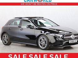 Black Used 2018 Mercedes A250 AMG Line Premium Plus Hatchback | £15,415 (Fair price)