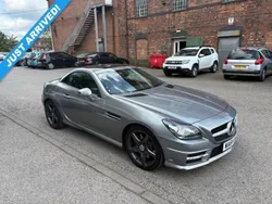 Silver Used 2014 Mercedes SLK200 AMG Cabriolet | £9,750 (Fair price)