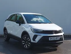 White Used 2022 Vauxhall Crossland Design Edition SUV | £11,698 (Fair price)