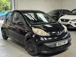 Black Used 2007 Peugeot 107 Hatchback | £1,495 (Fair price)