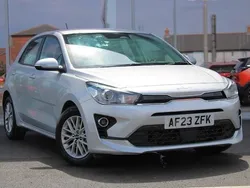 Silver Used 2023 Kia Rio 2 Hatchback | £13,672 (Fair price)