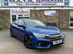Blue Used 2018 Honda Civic Prestige Hatchback | £15,450 (Fair price)