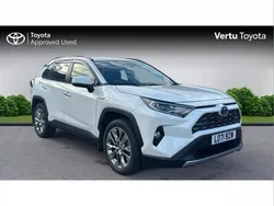 White Used 2022 Toyota RAV4 Hybrid SUV | £27,206 (Good price)