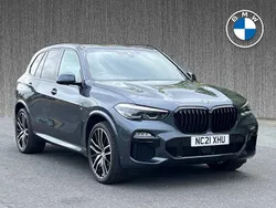 Grey Used 2021 BMW X5 M Sport SUV | £42,499 (Fair price)