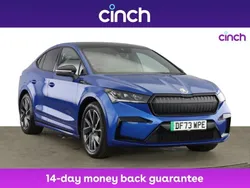Blue Used 2023 Skoda Enyaq iV SportlinePlus SUV | £30,999 (Fair price)