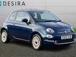 Blue Used 2022 Fiat 500 Dolcevita Hatchback | £9,990 (Fair price)