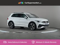 White Used 2021 VW Tiguan R-line SUV | £25,397 (Fair price)