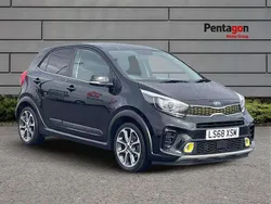 Black Used 2018 Kia Picanto X-Line Hatchback | £8,898 (Fair price)