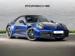 Gentian blue metallic Used 2020 Porsche 911 Carrera Cabriolet | £88,900