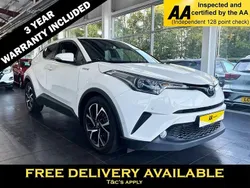 White Used 2018 Toyota C-HR Design SUV | £13,995 (Fair price)