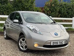 Silver Used 2015 Nissan Leaf Acenta Hatchback | £3,250 (Fair price)