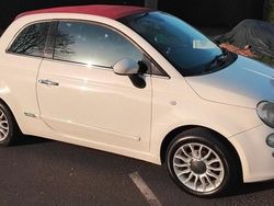 White Used 2009 Fiat 500 Lounge Cabriolet | £1,895 (A bit pricey)
