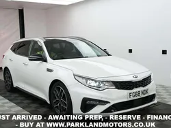 White Used 2018 Kia Optima GT-Line S Estate | £9,995 (Good price)