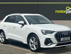 White Used 2021 Audi Q3 S-Line SUV | £19,300 (Super price)