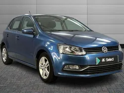 Blue Used 2017 VW Polo Match Hatchback | £10,500 (Fair price)
