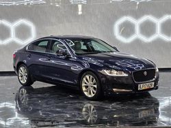 Blue Used 2017 Jaguar XF Prestige Sedan | £6,995 (Fair price)