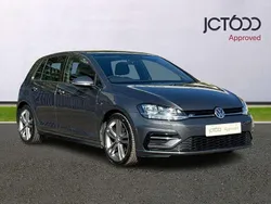 Grey Used 2018 VW Golf VII R-line Hatchback | £12,885 (Fair price)
