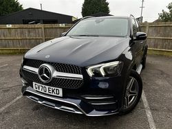 Blue Used 2020 Mercedes GLE350 AMG line SUV | £34,995