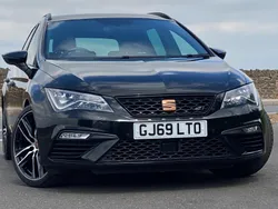 Midnight black Used 2019 Cupra Leon Estate | £21,750 (Fair price)