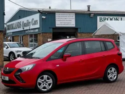 Red Used 2014 Vauxhall Zafira Tourer MPV | £4,295 (Fair price)