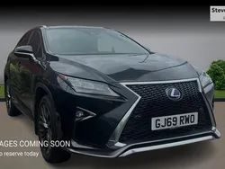 Black Used 2019 Lexus RX450h Sport Line SUV | £26,495 (Fair price)